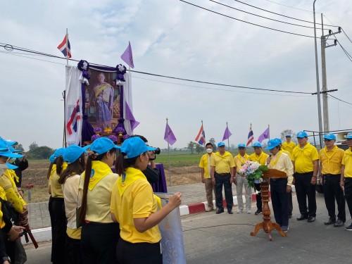 กองยุทธศาสตร์และงบประมาณ เข้าร่วมกิจกรรมจิตอาสาปรับภูมิทัศน์เส้นทางเสด็จฯ ถนนทางหลวงชนบท 3050