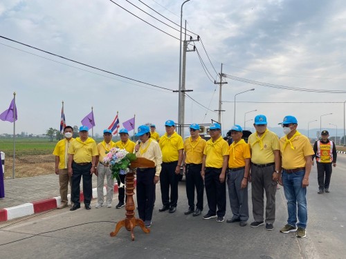 กองยุทธศาสตร์และงบประมาณ เข้าร่วมกิจกรรมจิตอาสาปรับภูมิทัศน์เส้นทางเสด็จฯ ถนนทางหลวงชนบท 3050