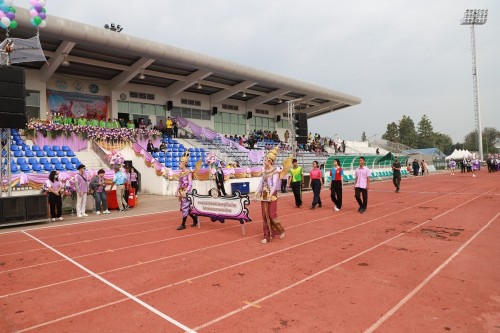 กองยุทธศาสตร์และงบประมาณ เข้าร่วมพิธีเปิดการแข่งขันกีฬานักเรียนกลุ่มโรงเรียนในสังกัดเทศบาลนครแม่สอด ประจำปีการศึกษา 2567