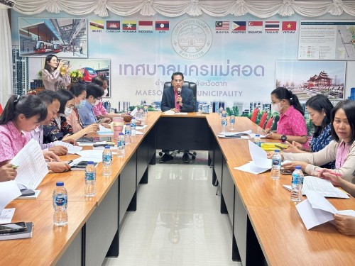 กองการศึกษา จัดการประชุมการประกวดแข่งขันทักษะทางวิชาการ เทศบาลนครแม่สอด ประจำปี 2567