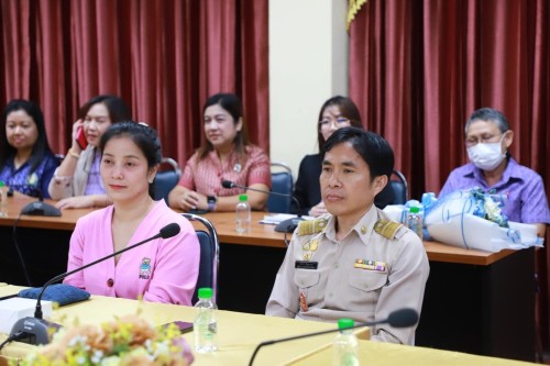 ต้อนรับ นายสุมิตร กัญจะนะ ผู้อำนวยการกองสวัสดิการสังคม พร้อมคณะจากเทศบาลเมืองท่าผา อำเภอบ้านโป่ง จังหวัดราชบุรี