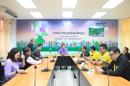 กองยุทธศาสตร์และงบประมาณ ต้อนรับ โทรคมนาคมจังหวัดตาก และคณะ