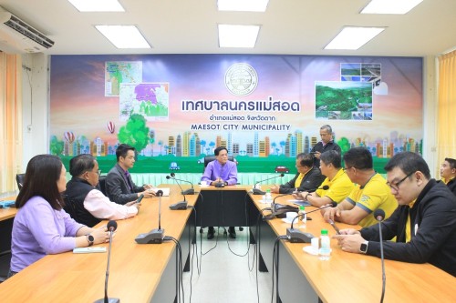 กองยุทธศาสตร์และงบประมาณ ต้อนรับ โทรคมนาคมจังหวัดตาก และคณะ