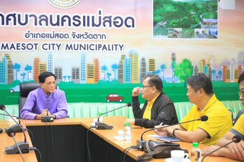 กองยุทธศาสตร์และงบประมาณ ต้อนรับ โทรคมนาคมจังหวัดตาก และคณะ