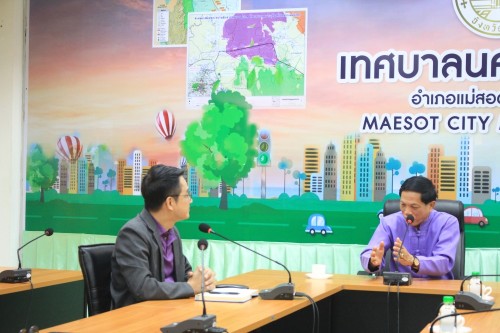 กองยุทธศาสตร์และงบประมาณ ต้อนรับ โทรคมนาคมจังหวัดตาก และคณะ