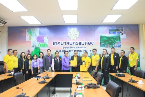 กองยุทธศาสตร์และงบประมาณ ต้อนรับ โทรคมนาคมจังหวัดตาก และคณะ