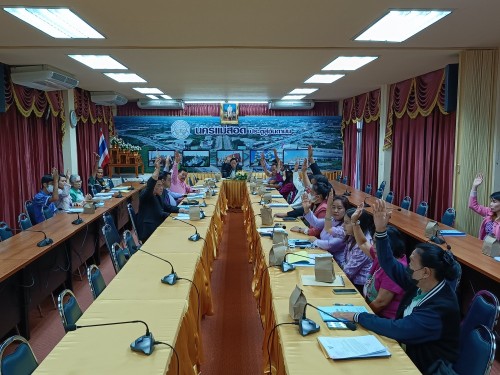 กองยุทธศาสตร์และงบประมาณ จัดประชุมพิจารณาร่างแผนพัฒนาท้องถิ่น (พ.ศ.2566 - 2570) เพิ่มเติม/เปลี่ยนแปลง ครั้งที่ 1/2567