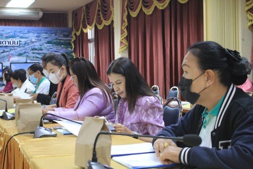 กองยุทธศาสตร์และงบประมาณ จัดประชุมพิจารณาร่างแผนพัฒนาท้องถิ่น (พ.ศ.2566 - 2570) เพิ่มเติม/เปลี่ยนแปลง ครั้งที่ 1/2567