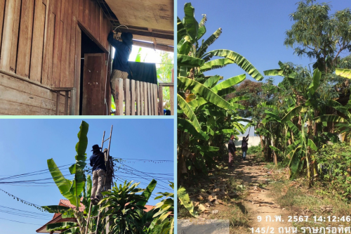 เจ้าหน้าที่กองยุทธศาสตร์และงบประมาณ ดำเนินการตามคำร้อง ขอติดตั้งเคเบิ้ลทีวี