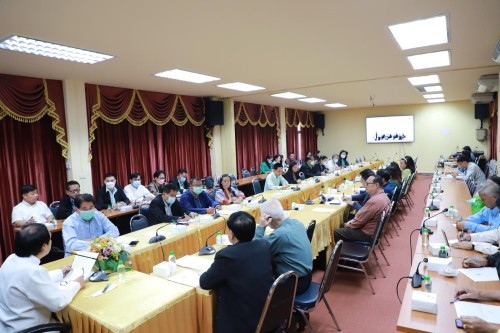 เข้าร่วมประชุมหัวหน้าส่วนราชการเทศบาลนครแม่สอด ครั้งที่ 2/2567 ประจำเดือนกุมภาพันธ์เพื่อแลกเปลี่ยนข้อราชการและรายงานผลการดำเนินด้านสวัสดิการสังคม