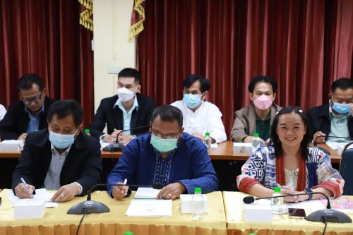 เข้าร่วมประชุมหัวหน้าส่วนราชการเทศบาลนครแม่สอด ครั้งที่ 2/2567 ประจำเดือนกุมภาพันธ์เพื่อแลกเปลี่ยนข้อราชการและรายงานผลการดำเนินด้านสวัสดิการสังคม