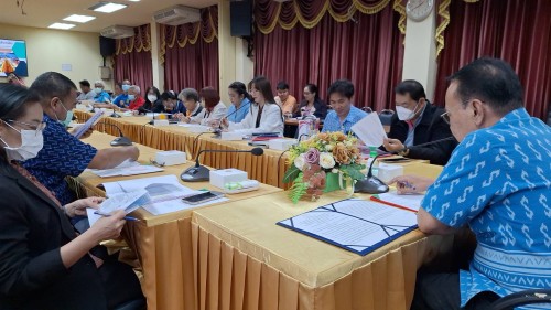 ฝ่ายสังคมสงเคราะห์จัดประชุมสรุปผลการสำรวจและประเมินความจำเป็นเร่งด่วนแก่ผู้ประสบปัญหาทางสังคมในพื้นที่ ปีงบประมาณ 2567