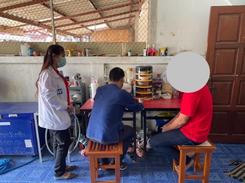 ฝ่ายสังคมสงเคราะห์ ลงพื้นที่เพื่อติดตามคุณภาพชีวิต และบันทึกข้อมูลลงในระบบ care supportเพื่อบูรณาการข้อมูลให้เป็นประโยชน์ต่อการวางแผนด้านคุณภาพชีวิตต่อไป