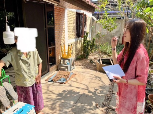 ลงพื้นที่ติดตามครอบครัวผู้ป่วยเพื่อสอบข้อเท็จจริงประวัติครอบครัวเบื้องต้น พร้อมประสานเพื่อเป็นข้อมูลในการเตรียมครอบครัวก่อนสิ้นสุดการรักษา