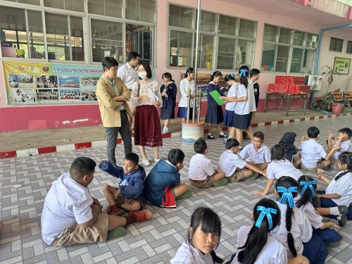 คณะกรรมการตรวจเยี่ยมสนามสอบการประเมินความสามารถด้านการอ่านของผู้เรียน (RT) ชั้นประถมศึกษาปีที่ 1 ปีการศึกษา 2566 ของนักเรียนในสังกัดเทศบาลนครแม่สอด