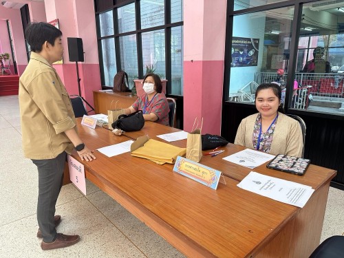 คณะกรรมการตรวจเยี่ยมสนามสอบการประเมินความสามารถด้านการอ่านของผู้เรียน (RT) ชั้นประถมศึกษาปีที่ 1 ปีการศึกษา 2566 ของนักเรียนในสังกัดเทศบาลนครแม่สอด