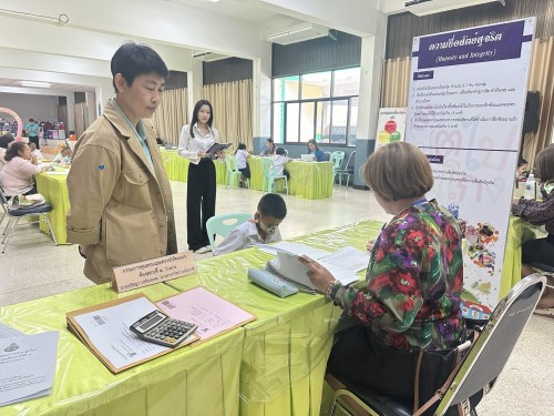 คณะกรรมการตรวจเยี่ยมสนามสอบการประเมินความสามารถด้านการอ่านของผู้เรียน (RT) ชั้นประถมศึกษาปีที่ 1 ปีการศึกษา 2566 ของนักเรียนในสังกัดเทศบาลนครแม่สอด