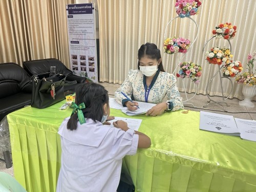 คณะกรรมการตรวจเยี่ยมสนามสอบการประเมินความสามารถด้านการอ่านของผู้เรียน (RT) ชั้นประถมศึกษาปีที่ 1 ปีการศึกษา 2566 ของนักเรียนในสังกัดเทศบาลนครแม่สอด