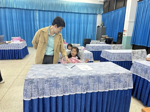 คณะกรรมการตรวจเยี่ยมสนามสอบการประเมินความสามารถด้านการอ่านของผู้เรียน (RT) ชั้นประถมศึกษาปีที่ 1 ปีการศึกษา 2566 ของนักเรียนในสังกัดเทศบาลนครแม่สอด