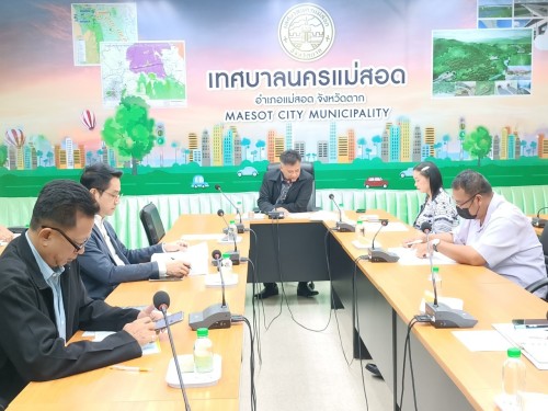 กองการเจ้าหน้าที่ เทศบาลนครแม่สอด ประชุมคณะกรรมการคัดเลือกบุคลากรเพื่อยกย่องและเชิดชูเกียรติของเทศบาลนครแม่สอด ประจำปีงบประมาณ พ.ศ. 2567 ครั้งที่ 1/2567