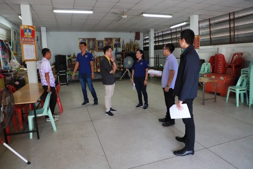 กองยุทธศาสตร์และงบประมาณ ตรวจรับการซ่อมแซมเสียงตามสายภายในเทศบาลนครแม่สอด