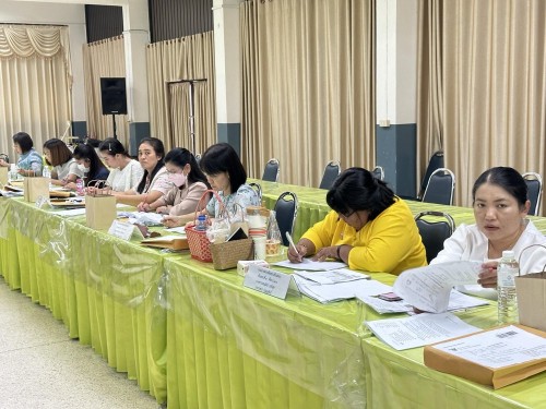 คณะกรรมการตรวจเยี่ยมสนามสอบการประเมินคุณภาพผู้เรียน (์NT) ชั้นประถมศึกษาปีที่ 3 ประจำปีการศึกษา 2566 ของนักเรียนในสังกัดเทศบาลนครแม่สอด