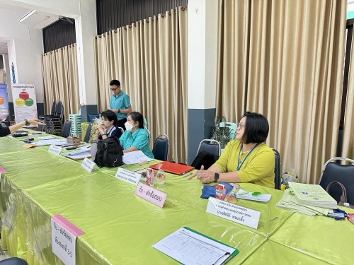 คณะกรรมการตรวจเยี่ยมสนามสอบการประเมินคุณภาพผู้เรียน (์NT) ชั้นประถมศึกษาปีที่ 3 ประจำปีการศึกษา 2566 ของนักเรียนในสังกัดเทศบาลนครแม่สอด