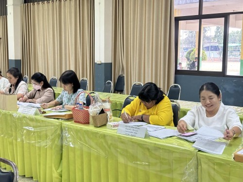 คณะกรรมการตรวจเยี่ยมสนามสอบการประเมินคุณภาพผู้เรียน (์NT) ชั้นประถมศึกษาปีที่ 3 ประจำปีการศึกษา 2566 ของนักเรียนในสังกัดเทศบาลนครแม่สอด