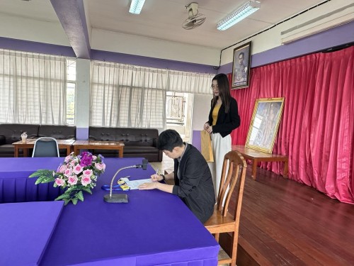 คณะกรรมการตรวจเยี่ยมสนามสอบการประเมินคุณภาพผู้เรียน (์NT) ชั้นประถมศึกษาปีที่ 3 ประจำปีการศึกษา 2566 ของนักเรียนในสังกัดเทศบาลนครแม่สอด