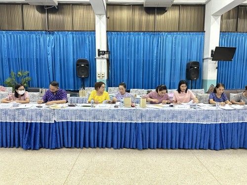 คณะกรรมการตรวจเยี่ยมสนามสอบการประเมินคุณภาพผู้เรียน (์NT) ชั้นประถมศึกษาปีที่ 3 ประจำปีการศึกษา 2566 ของนักเรียนในสังกัดเทศบาลนครแม่สอด