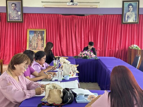 คณะกรรมการตรวจเยี่ยมสนามสอบการประเมินคุณภาพผู้เรียน (์NT) ชั้นประถมศึกษาปีที่ 3 ประจำปีการศึกษา 2566 ของนักเรียนในสังกัดเทศบาลนครแม่สอด