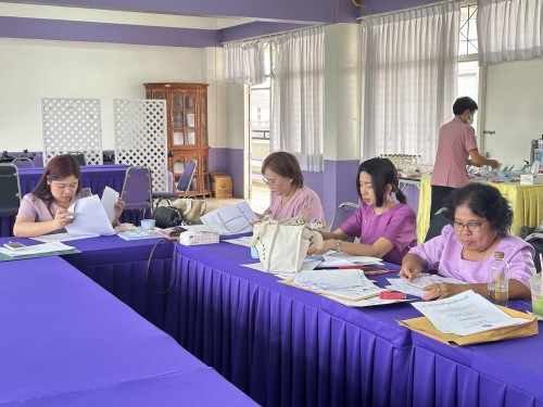 คณะกรรมการตรวจเยี่ยมสนามสอบการประเมินคุณภาพผู้เรียน (์NT) ชั้นประถมศึกษาปีที่ 3 ประจำปีการศึกษา 2566 ของนักเรียนในสังกัดเทศบาลนครแม่สอด