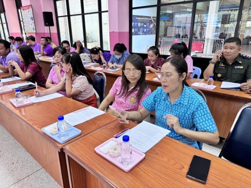 กองการศึกษาจัดประชุมการประกวดทักษะทางวิชาการ เทศบาลนครแม่สอด ประจำปี 2567