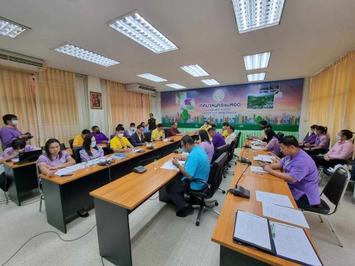 ประชุมโครงการจัดงานสงกรานต์ ประจำปีงบประมาณ 2567