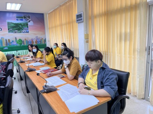 การประชุมซักซ้อมการจัดทำเทศบัญญัติงบประมาณรายจ่าย ประจำปีงบประมาณ 2568