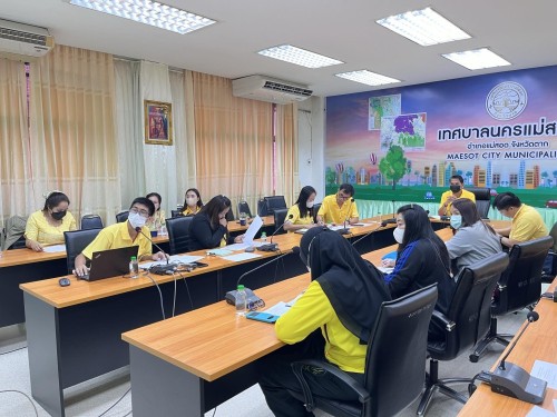 การประชุมซักซ้อมการจัดทำเทศบัญญัติงบประมาณรายจ่าย ประจำปีงบประมาณ 2568