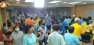 พิธีปิดโครงการส่งเสริมคุณภาพชีวิตผู้สูงอายุการออกกำลังกายผู้สูงอายุ (เต้นลีลาศ)