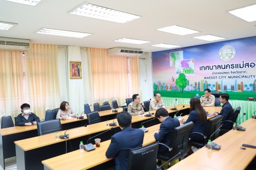 กองยุทธศาสตร์และงบประมาณ ต้อนรับคณะจากสำนักงานส่งเสริมเศรษฐกิจดิจิทัลสาขาภาคเหนือตอนล่าง