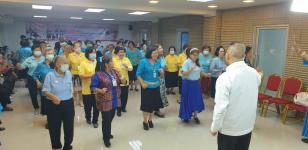 พิธีปิดโครงการส่งเสริมคุณภาพชีวิตผู้สูงอายุการออกกำลังกายผู้สูงอายุ (เต้นลีลาศ)