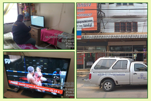 เจ้าหน้าที่กองยุทธศาสตร์และงบประมาณ ดำเนินการตามคำร้อง ขอซ่อมแซมเคเบิ้ลทีวี