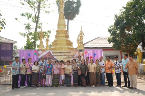 เทศบาลนครแม่สอดร่วมจัดกิจกรรมสรงน้ำพระธาตุเจดีย์วัดดอนแก้ว