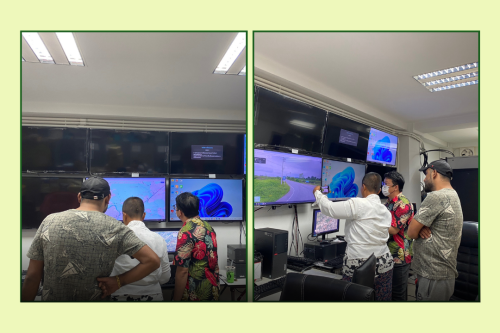 เจ้าหน้าที่กองยุทธศาสตร์และงบประมาณ ดำเนินการตามคำร้อง ขอซ่อมแซมเคเบิ้ลทีวี และขอดูกล้องวงจรปิด