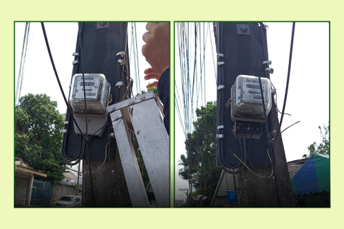 เจ้าหน้าที่กองยุทธศาสตร์และงบประมาณ ดำเนินการตามคำร้อง ขอซ่อมแซมเคเบิ้ลทีวี และขอดูกล้องวงจรปิด