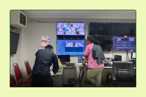 เจ้าหน้าที่กองยุทธศาสตร์และงบประมาณ ดำเนินการตามคำร้อง ขอซ่อมแซมเคเบิ้ลทีวี และขอดูกล้องวงจรปิด