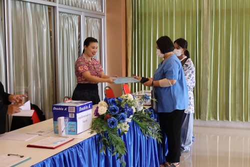 กองการเจ้าหน้าที่ จัดอบรมโครงการฝึกอบรมพัฒนาบุคลากรของเทศบาลนครแม่สอด