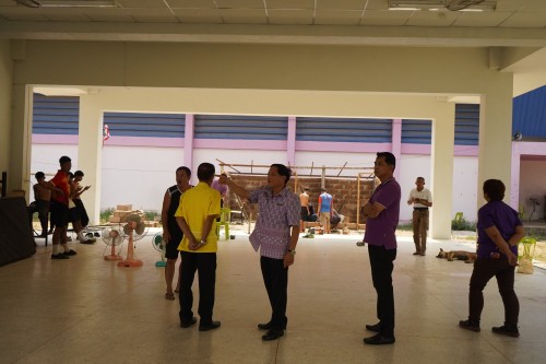 รองนายกเทศมนตรีนครแม่สอดพร้อมคณะผู้บริหารลงพื้นที่ตรวจเยี่ยมสถานศึกษาในสังกัด