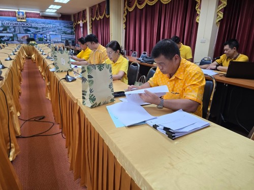 ประชุมคณะกรรมการสอบคัดเลือกพนักงานเทศบาลให้ดำรงตำแหน่งต่างสายงานจากตำแหน่งสายงานประเภททั่วไปให้ดำรงตำแหน่งสายงานประเภทวิชาการ ระดับปฏิบัติการ ตำแหน่งนักป้องกันและบรรเทาสาธารณภัย ระดับปฏิบัติการ ครั้งที่ 3/2567