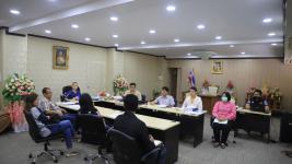 กองวิชาการและแผนงาน เข้าร่วมให้การต้อนรับคณะเลขานุการกรรมาธิการปกครองท้องถิ่น วุฒิสภา 