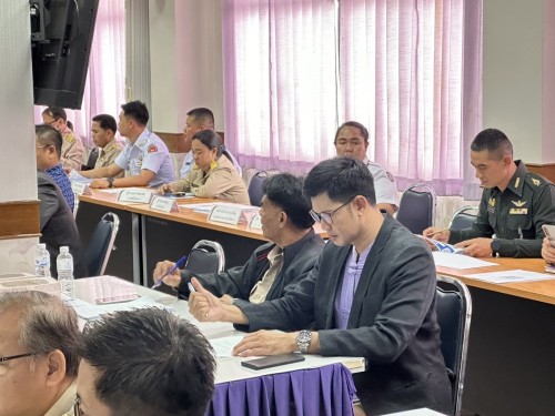 เจ้าหน้าที่กองยุทธศาสตร์และงบประมาณ ร่วมประชุม คณะกรรมการศูนย์อำนวยการป้องกันและปราบปรามยาเสพติดจังหวัดตาก ครั้งที่ 5/2567