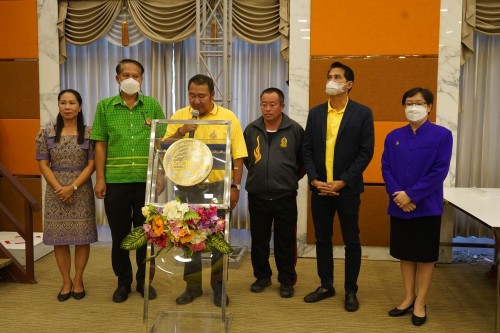 นายกเทศมนตรีนครแม่สอดกล่าวให้โอวาสนักเรียนในสังกัด โครงการจัดส่งนักกีฬาเข้าร่วมแข่งขันกีฬานักเรียนองค์กรปกครองส่วนท้องถิ่น ระดับภาคเหนือ